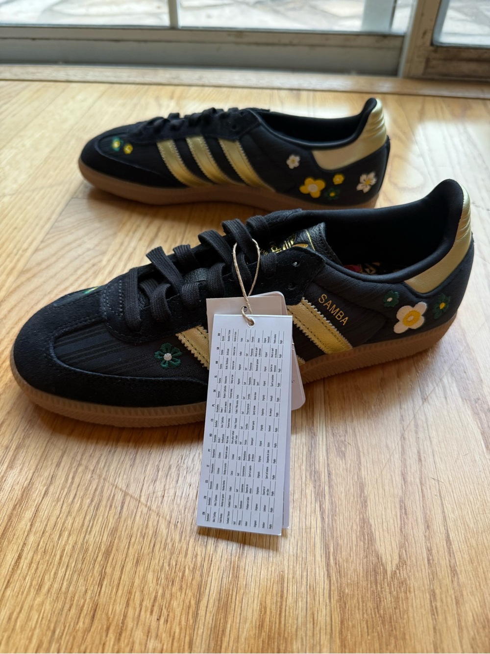 NWT ADIDAS ORIGINALS X LIBERTY LONDON
SAMBA OG SHOES Size 7.5 W - Picture 4 of 11